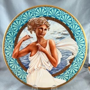 Oleg Cassini “Helen  of Troy” Limited edition Pickard china plate. made in USA